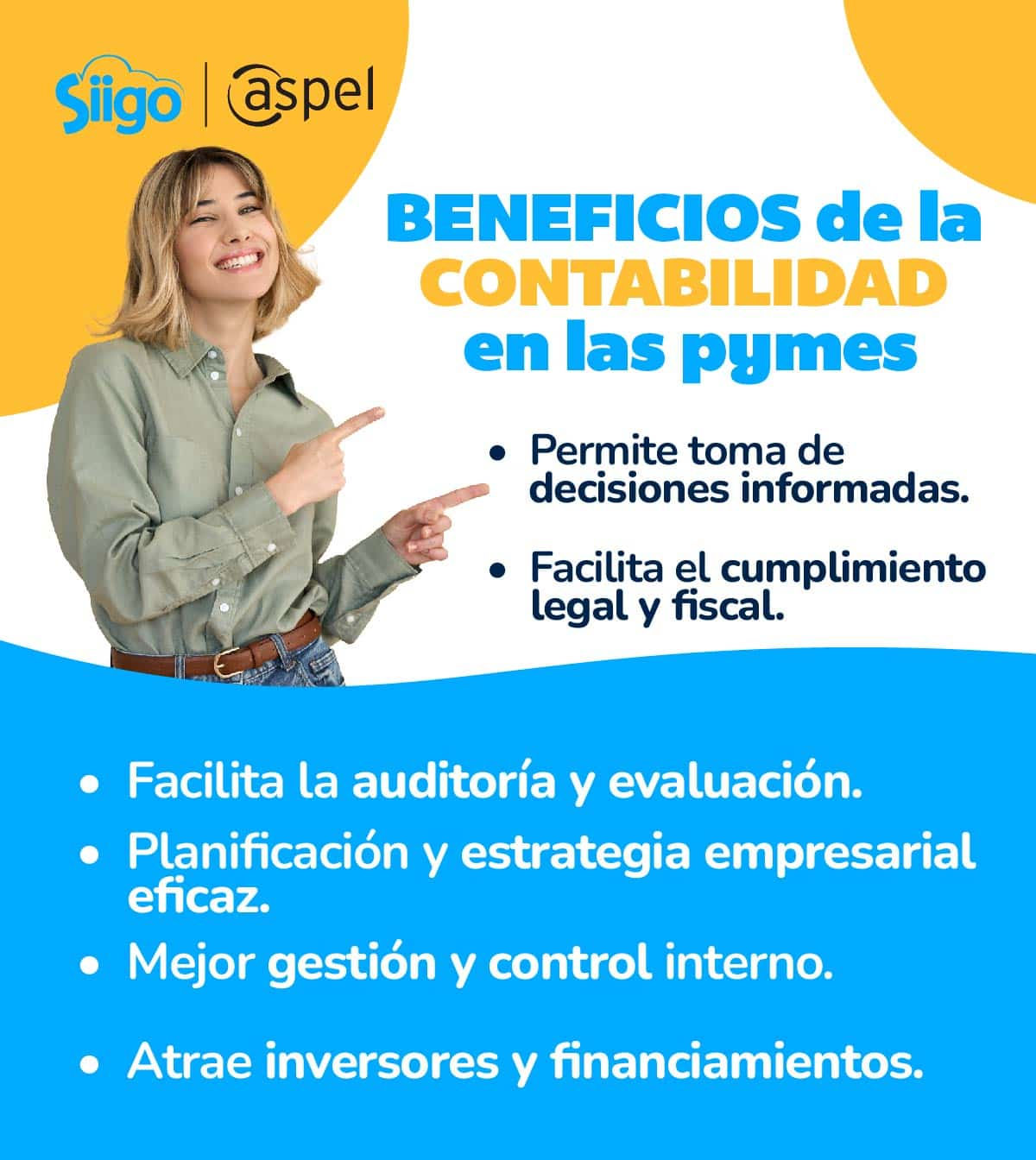 imagen con los beneficios de la contabilidad en las pymes