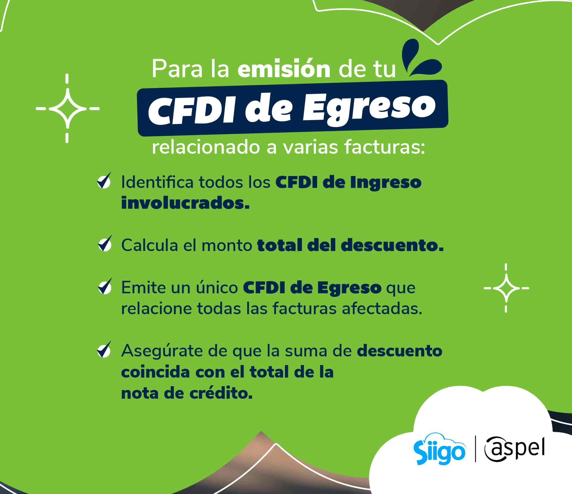 Consejos para la emisión de CFDI de Egreso relacionado a varias facturas