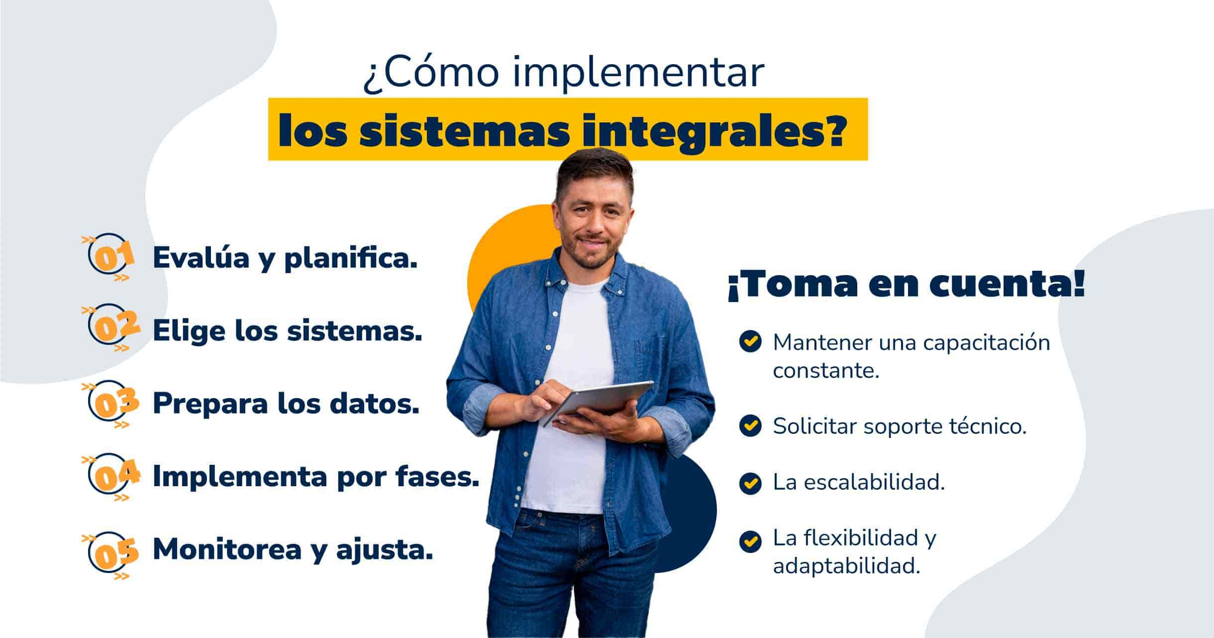 pasos para implementar sistemas integrales