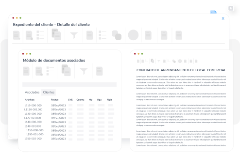 Asocia documentos a tus  arrendatarios